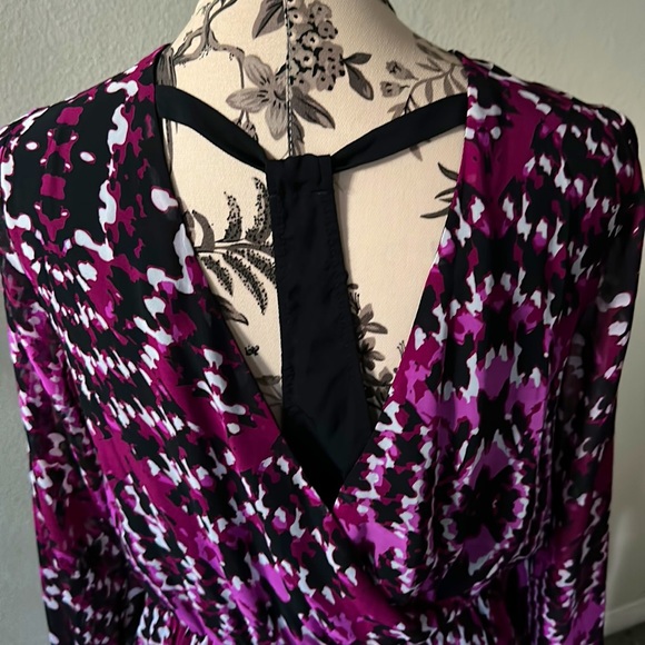 Geometric Patterned Cocktail Dress - Picture 5 of 8